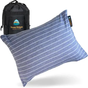 Latex Foam Adventure Pillow - Compressible, Adjustable, Camping, Roadtrip, Airplane, Travel, Camping Essential