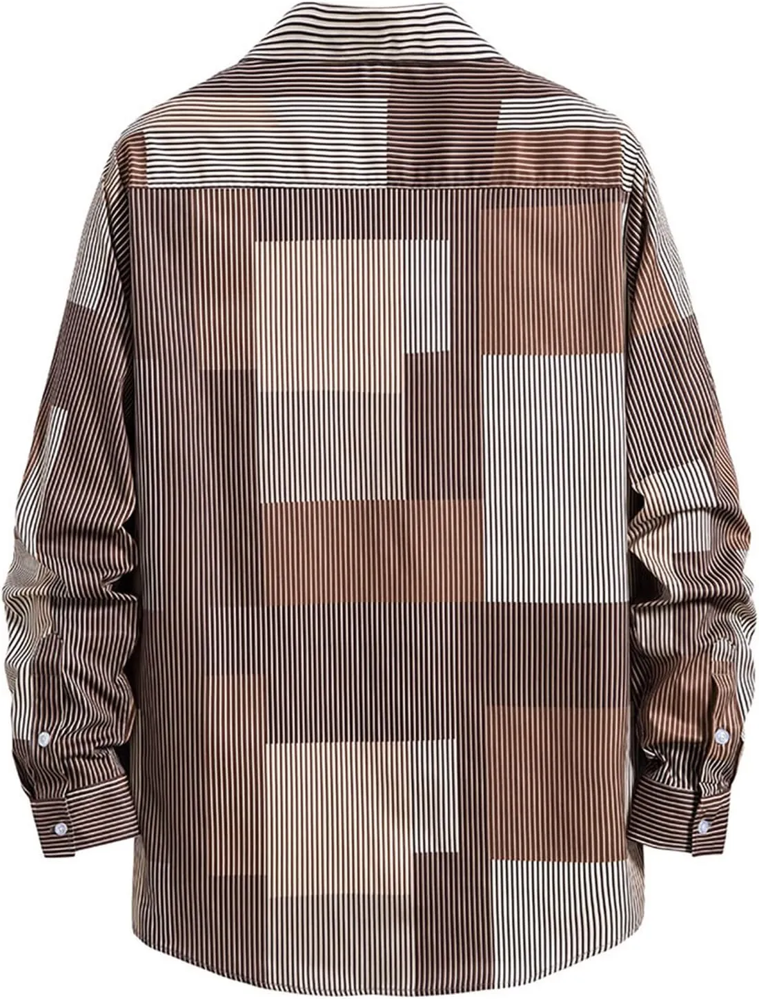 LCMTWX Men's Cotton Plaid Shirts Jacket Hooded Collar Long Sleeve Shirt Blouse Men Plus Size Big&Tall Mens Coat Long Sleeve