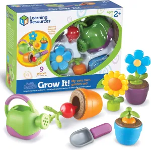 Learning Resources New Sprouts Grow It! Toddler Gardening Set - 9 Pieces, Ages 2  Toddler Learning Toys, Garden Toys for Kids, Spring and Easter Toys for Boys and Girls