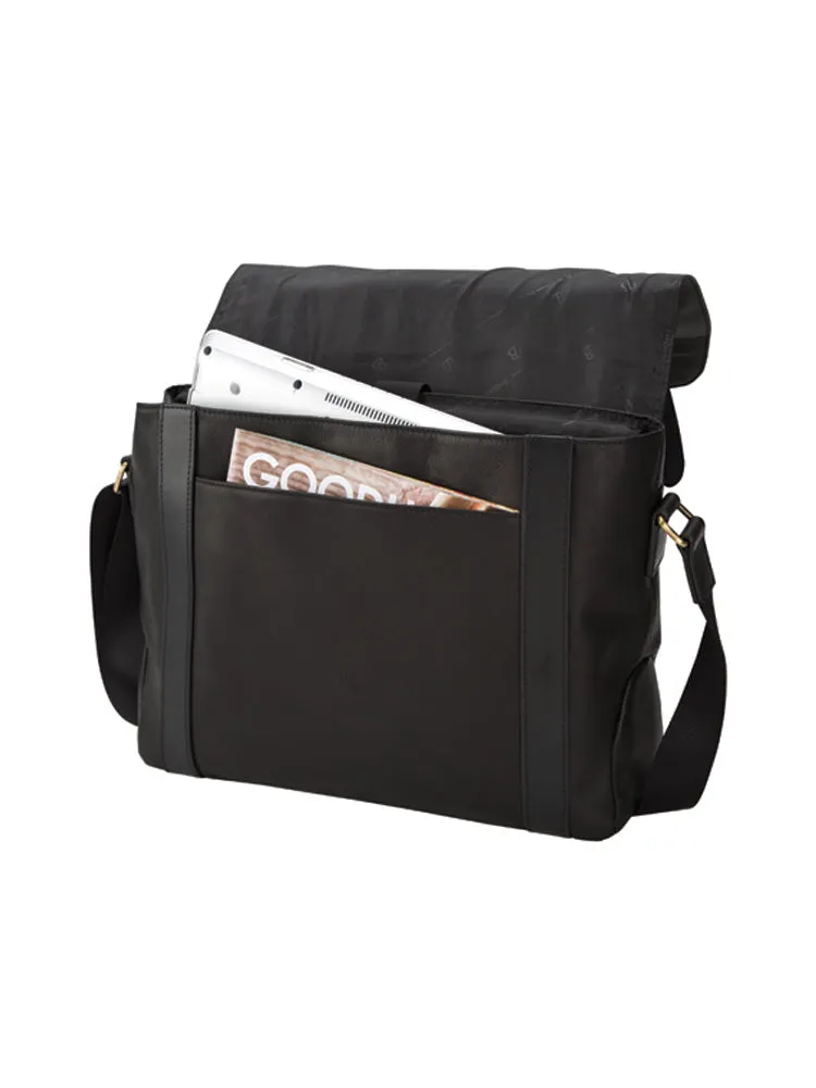 LEATHER MESSENGER BAG (BELLINO)