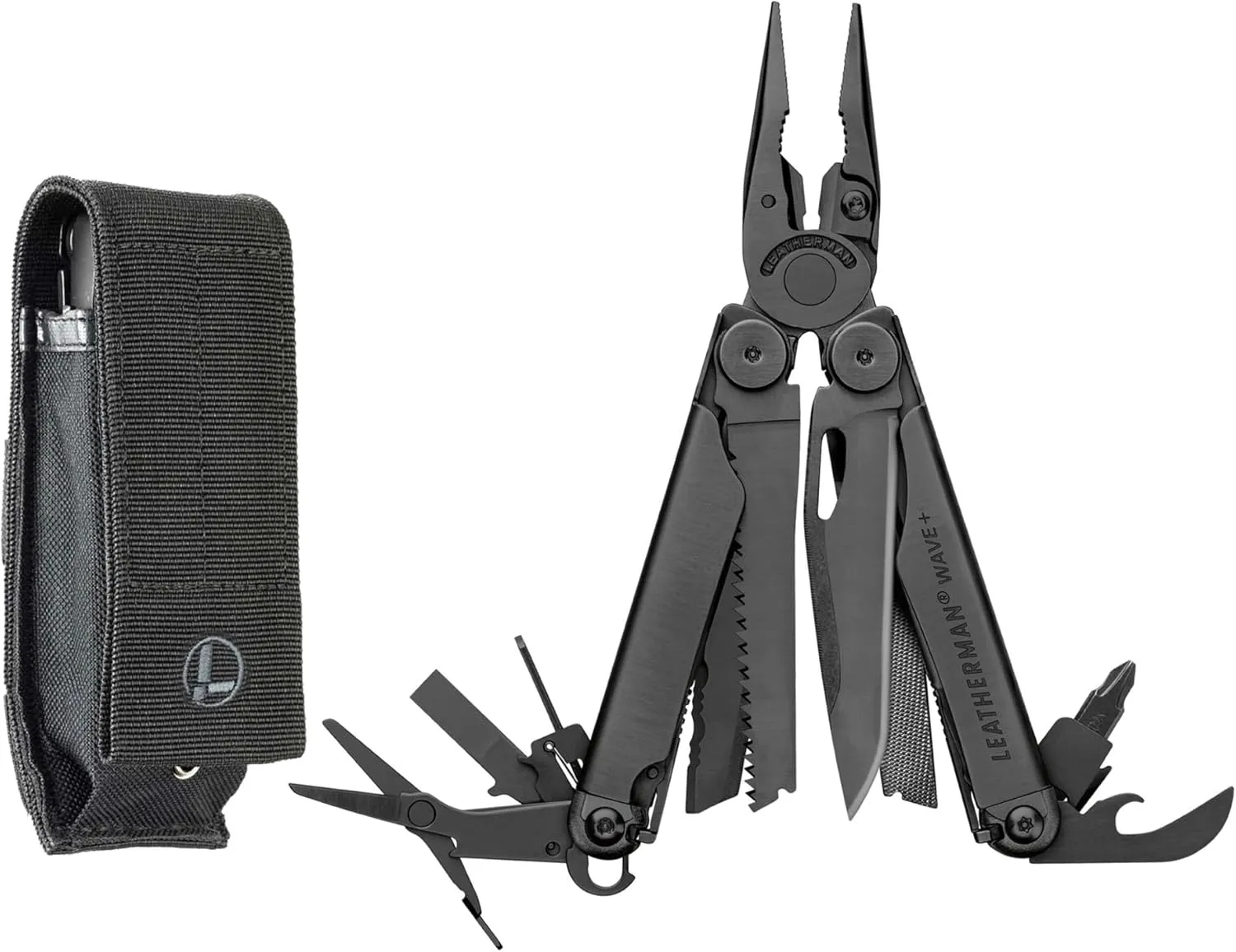 LEATHERMAN, Wave , 18-in-1 Full-Size, Versatile Multi-tool for DIY, Home, Garden, Outdoors or Everyday Carry (EDC), Black