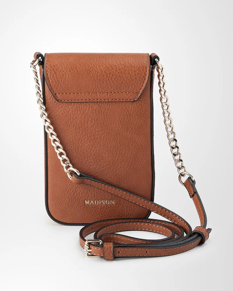Lia Fold over Mini Phone Crossbody Bag
