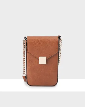 Lia Fold over Mini Phone Crossbody Bag