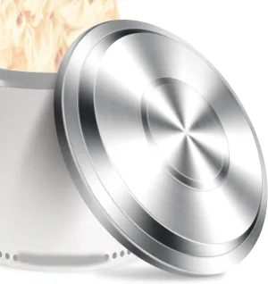 Lid for Solo Stove Bonfire: 19.5 Inch Stainless Steel Fire Pit Cover for Solo Stove Bonfire 1.0 and 2.0 Firepit, Camping Accessory for Solo Stove Bonfire and Other 19.5” Outdoor Fire Pits