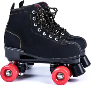[lilaBelle]【Ergonomic Support】 Inline Skates for Kids Adults with Shock-Absorbent Toe Cap | Multi-Surface PU Wheels & Ventilated Lining | Perfect for Beginners/Pro Skaters（Park/Street Use）