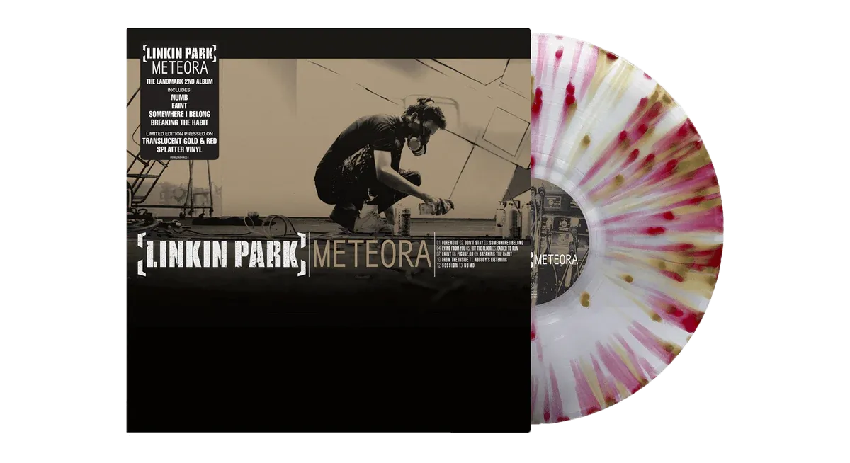 Linkin Park - Meteora LP (Translucent Gold & Red Splatter Vinyl)