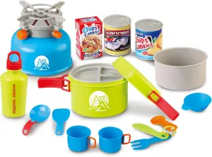 Little Explorer Camping Cooker Play Set (15-Piece)