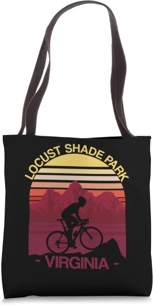 Locust Shade Park Virginia Mountain Biking Biker Cyclist Tote Bag
