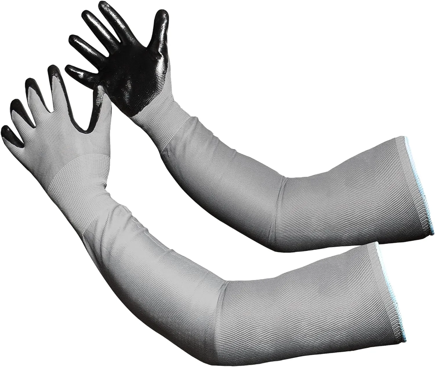 Long Sleeve Gardening Gloves Protection Sleeves No-Slip Grip, Durable Long Garden Gloves Flexible Sleeves, Women/Men