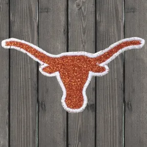 Longhorn Embroidered Patch — Iron On