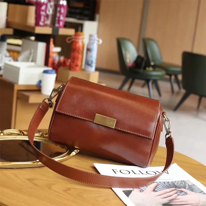 Luxury Leather Crossbody Bag – Elegant & Functional Handbag for Women