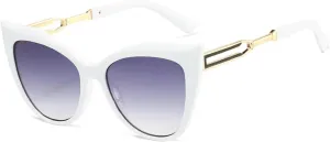 Luxury Retro Leopard Print Gradient Cat Eye Women Sunglasses Men Glasses Uv400