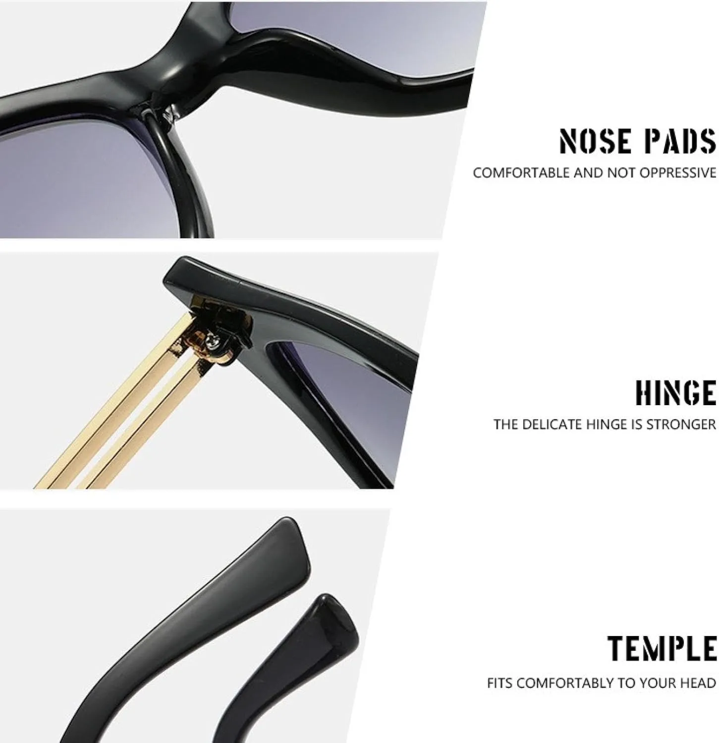 Luxury Retro Leopard Print Gradient Cat Eye Women Sunglasses Men Glasses Uv400