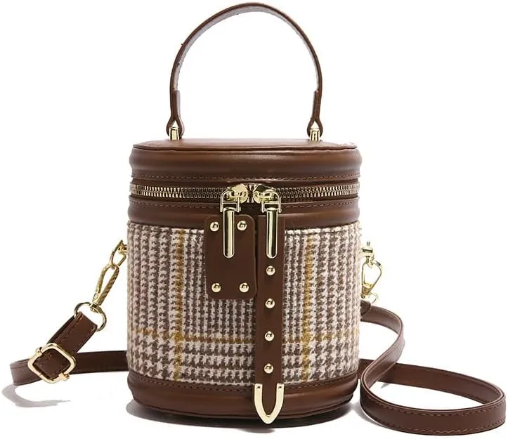 Makeup Bag Chic and Functional: Christmas Gifts for Women - Vintage Crossbody Handbag & Bucket Tote Bag!