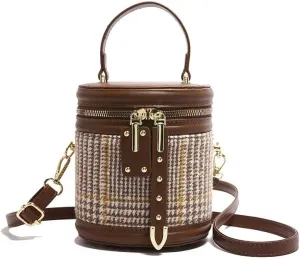 Makeup Bag Chic and Functional: Christmas Gifts for Women - Vintage Crossbody Handbag & Bucket Tote Bag!
