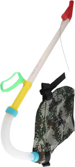 Manual Fertilizer Applicator Flexible Handle Fertilizer Spreader with Bag for Farm Vegetables Corn Sugar Cane Fruit Trees