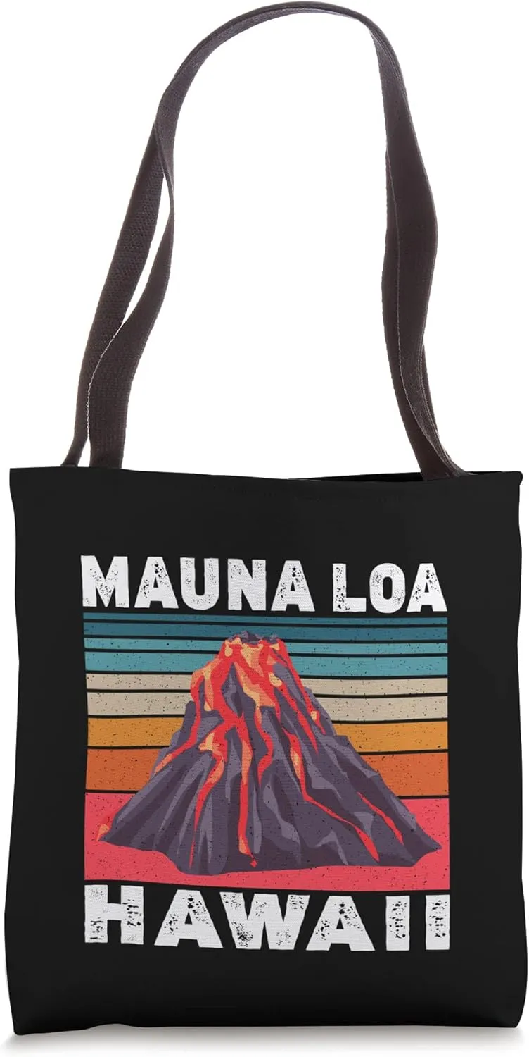 Mauna Loa Hawaii Volcanoes National Park Volcano Eruption Tote Bag