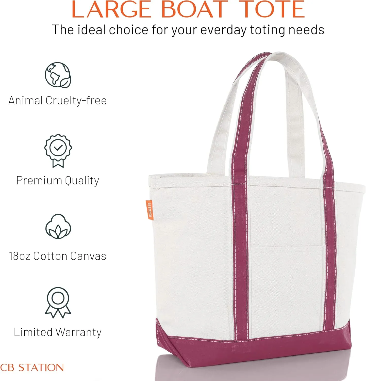 Medium Classic Canvas Tote Bag for Women, Top Zipper Closure, Outer Pocket, Daily Essentials, Groceries, Traveling