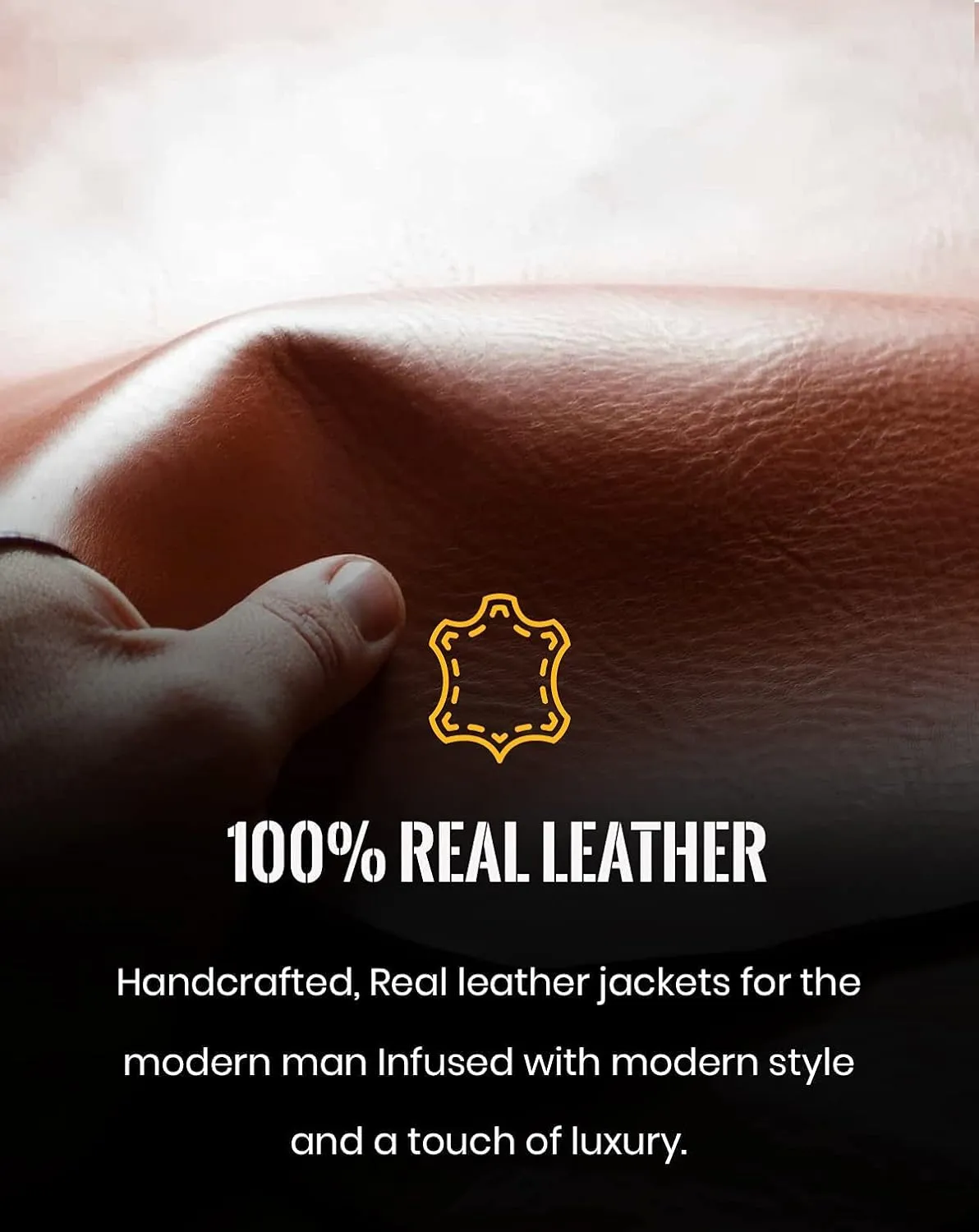 Mens Biker Fashion Distressed Lambskin Leather Racer Jacket - Retro Motorcycle Jacket