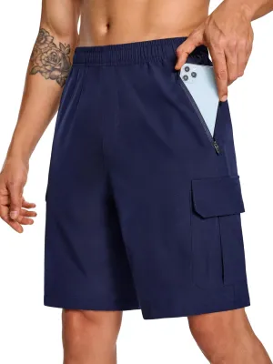 Men's Cargo Athletic Shorts - 7 Inch Quick Dry Lightweight Stretch Gym Running Hiking Shorts for Men 5 Pockets