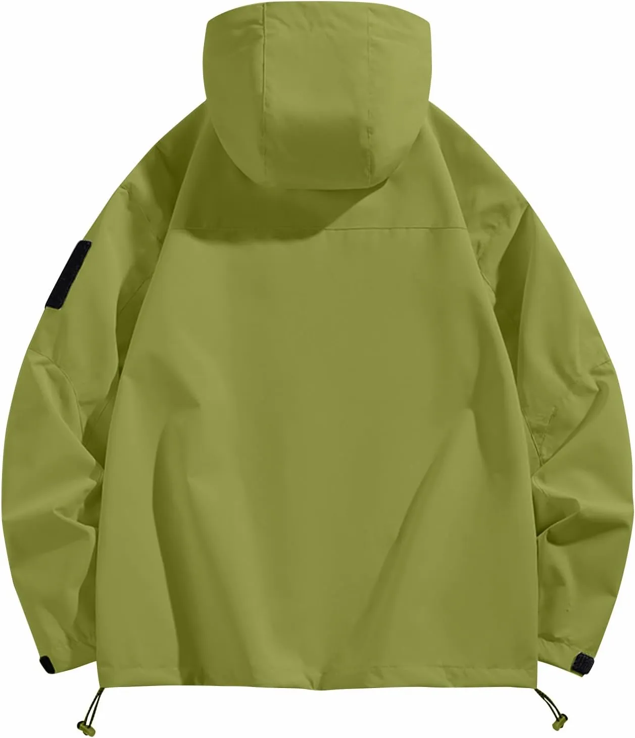 Mens Jacket Winter Zip Up Hoodies Casual Fashion Loose Pockets Windproof Long Sleeve Coat