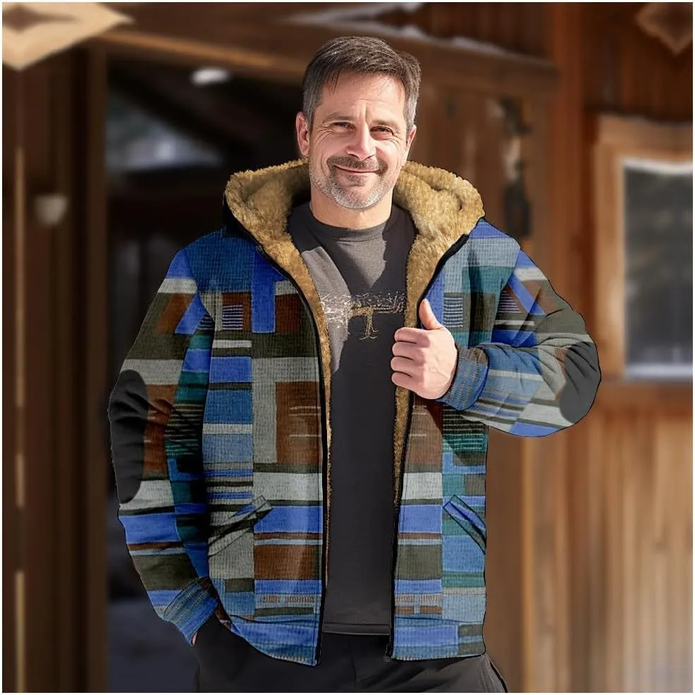 Men's Long Winter Coat Heavyweight Down Jacket Parka Warm Tactical Jackets Casual Zipper Casual Hoodies with Pocket