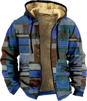Men's Long Winter Coat Heavyweight Down Jacket Parka Warm Tactical Jackets Casual Zipper Casual Hoodies with Pocket