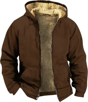 Men's Long Winter Coat Heavyweight Down Jacket Winter Warm Tactical Jackets Casual Zipper Casual Hoodies Plus Size
