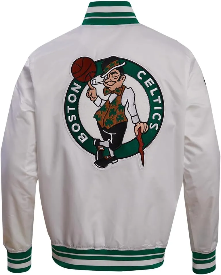 Mens NBA Retro Classics Satin Jacket