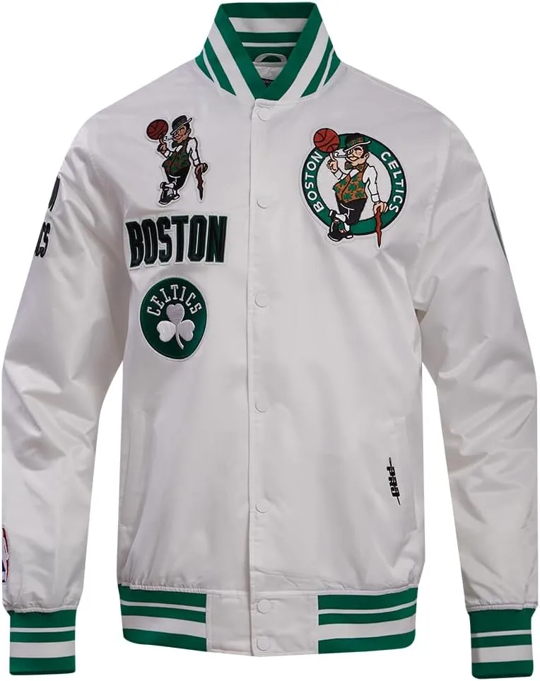 Mens NBA Retro Classics Satin Jacket