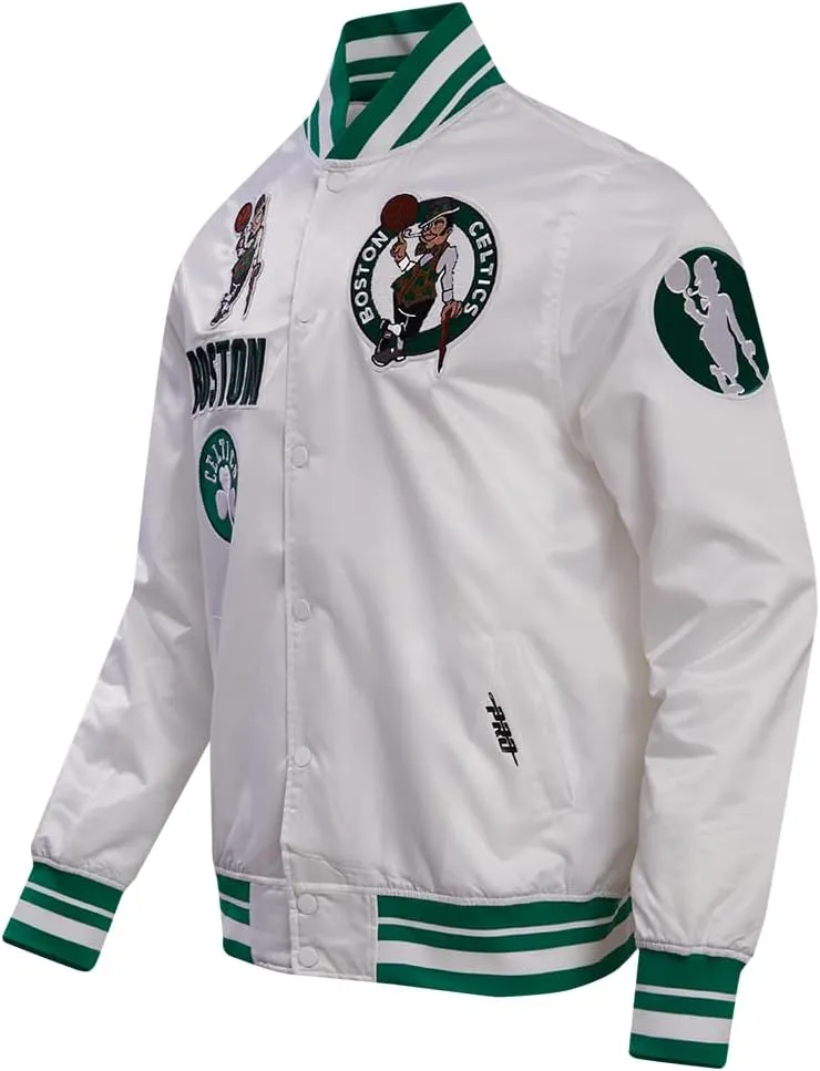 Mens NBA Retro Classics Satin Jacket