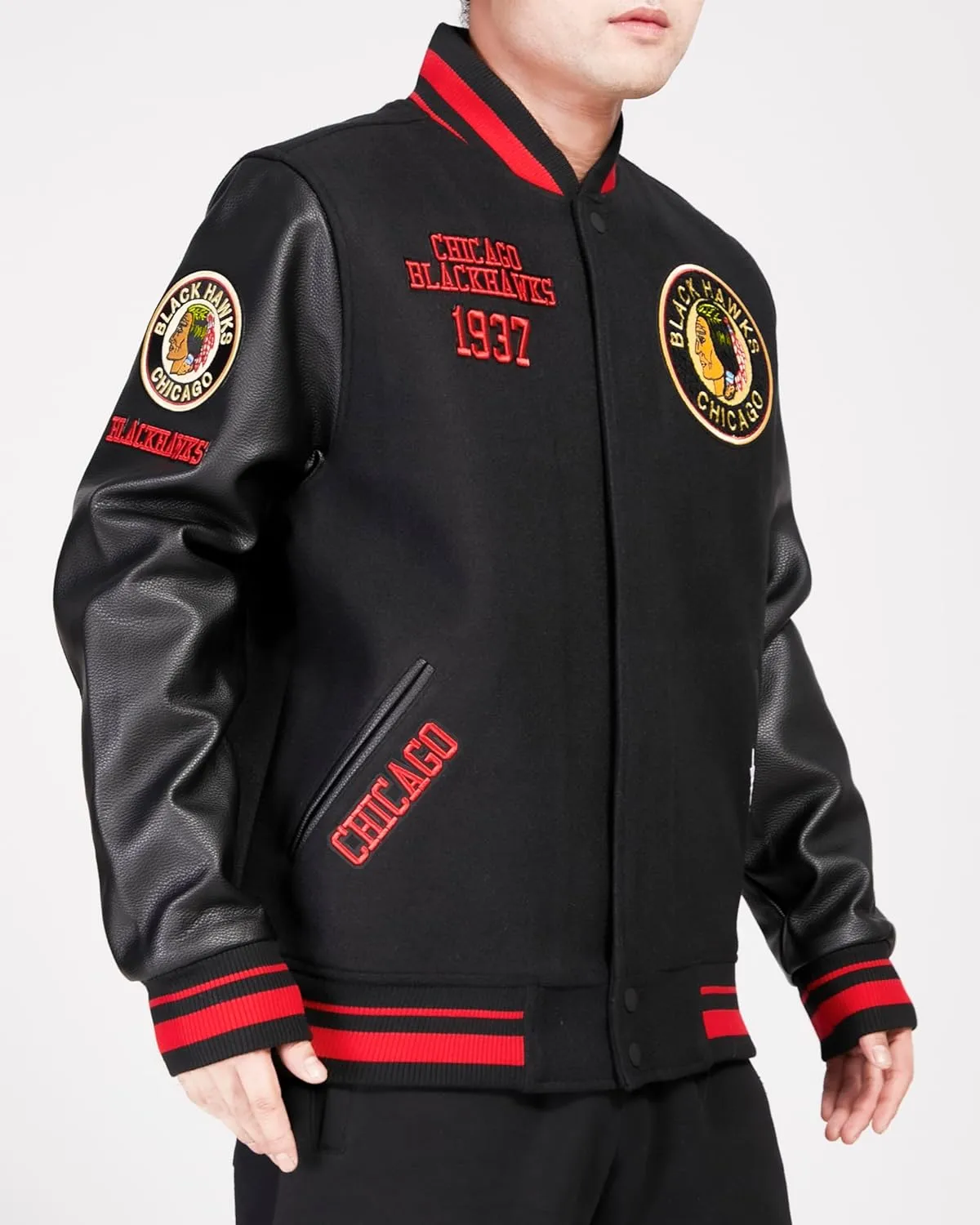 Mens NHL Retro Classics Varsity Jacket
