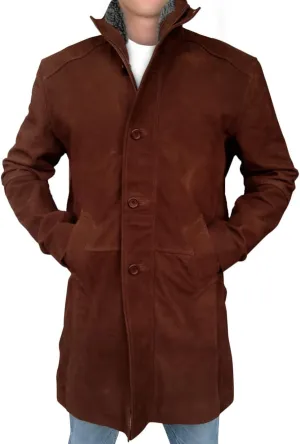 Mens Retro Designer Classic Real Leather Winter Jackets And Coats