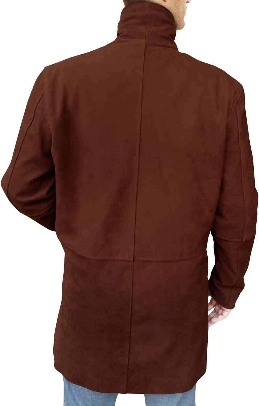 Mens Retro Designer Classic Real Leather Winter Jackets And Coats