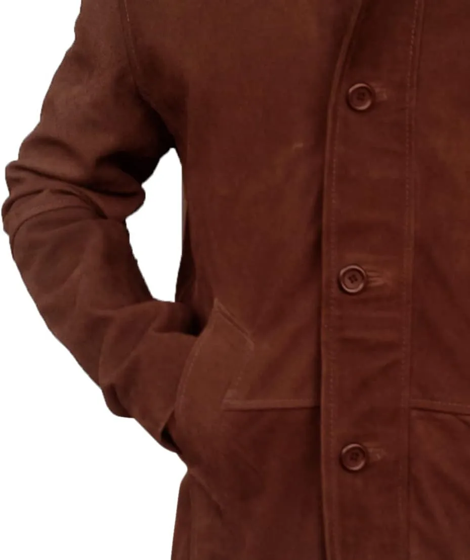 Mens Retro Designer Classic Real Leather Winter Jackets And Coats