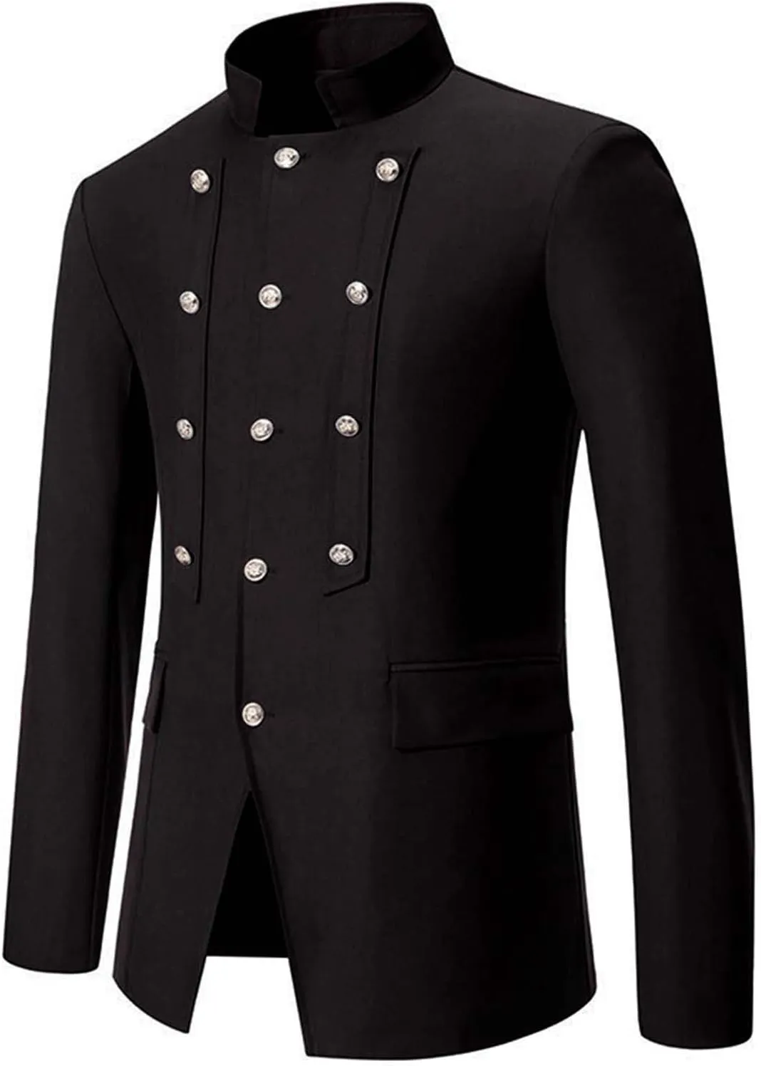 Men's Stylish Court Prince Blazers Slim Fit Long Sleeve Double Breasted Casual Wedding Prom Party Tuxedo Suit Jackets