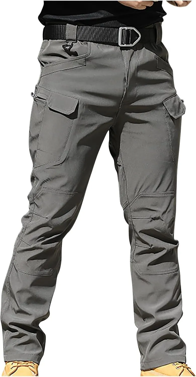 Men’s Tactical Work Pants Outdoor Hiking Pants Trendy Climbing Pants Autumn Trail Pants Classic Camping Pants