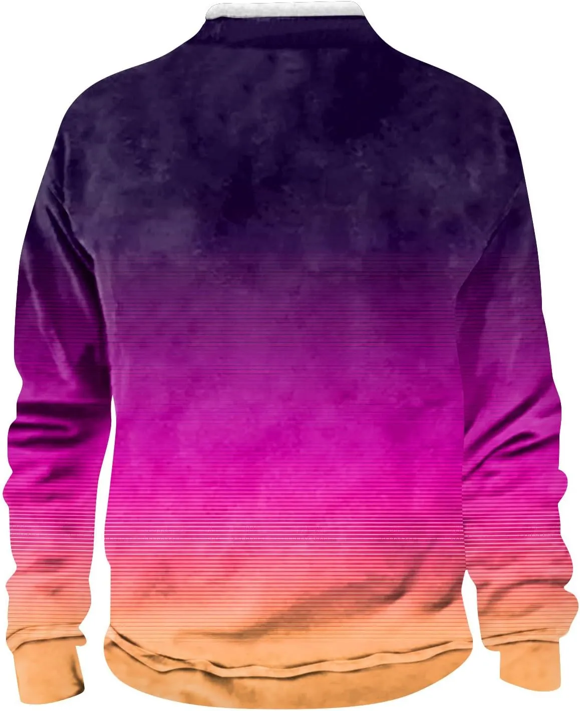 Men's Vintage Western Cowboy Zipper Sweatshirt Winter Thick Sweater Half Zip Stand Collar Cowboy Print Jacket Coats