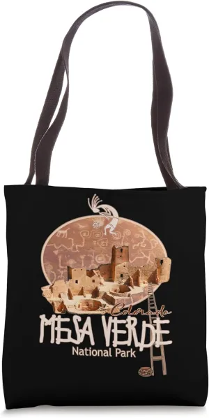 Mesa Verde National Park Colorado Ancient Cliff Dwellings Tote Bag