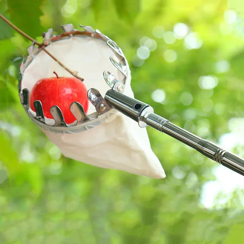 Metal Fruit Picker Orchard Gardening Apple Peach High Tree Picking Tools Fruit Catcher Collector Gardening Toolsgardening tools