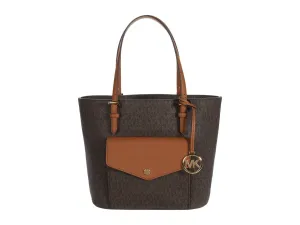 Michael Kors Jet Set Item Medium Pocket Multi Function Tote Brown/Acorn One Size