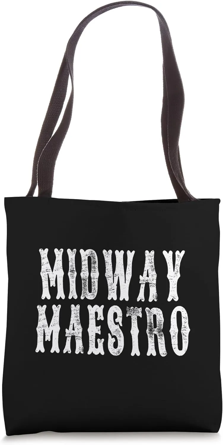 Midway Maestro- Fun Carnival State Fair Amusement Park Tote Bag