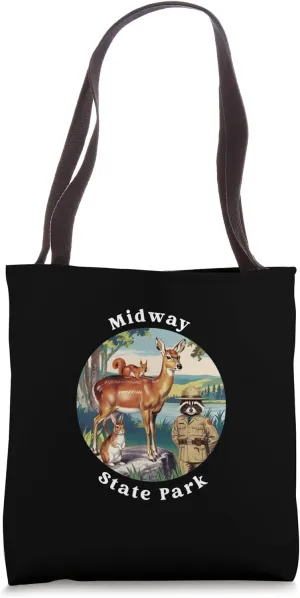 Midway State Park New York Outdoors Vacation Souvenir Tote Bag