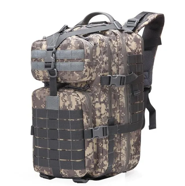 Military Tactical Backpack Large Army 3 Day Assault Pack Waterproof Molle Bug Out Bag Rucksacks Outdoor Hiking Camping Hunting