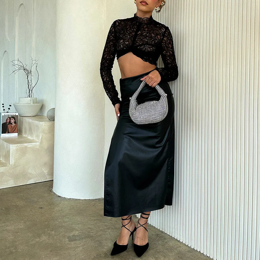 Milly Black Crystal Crossbody Bag