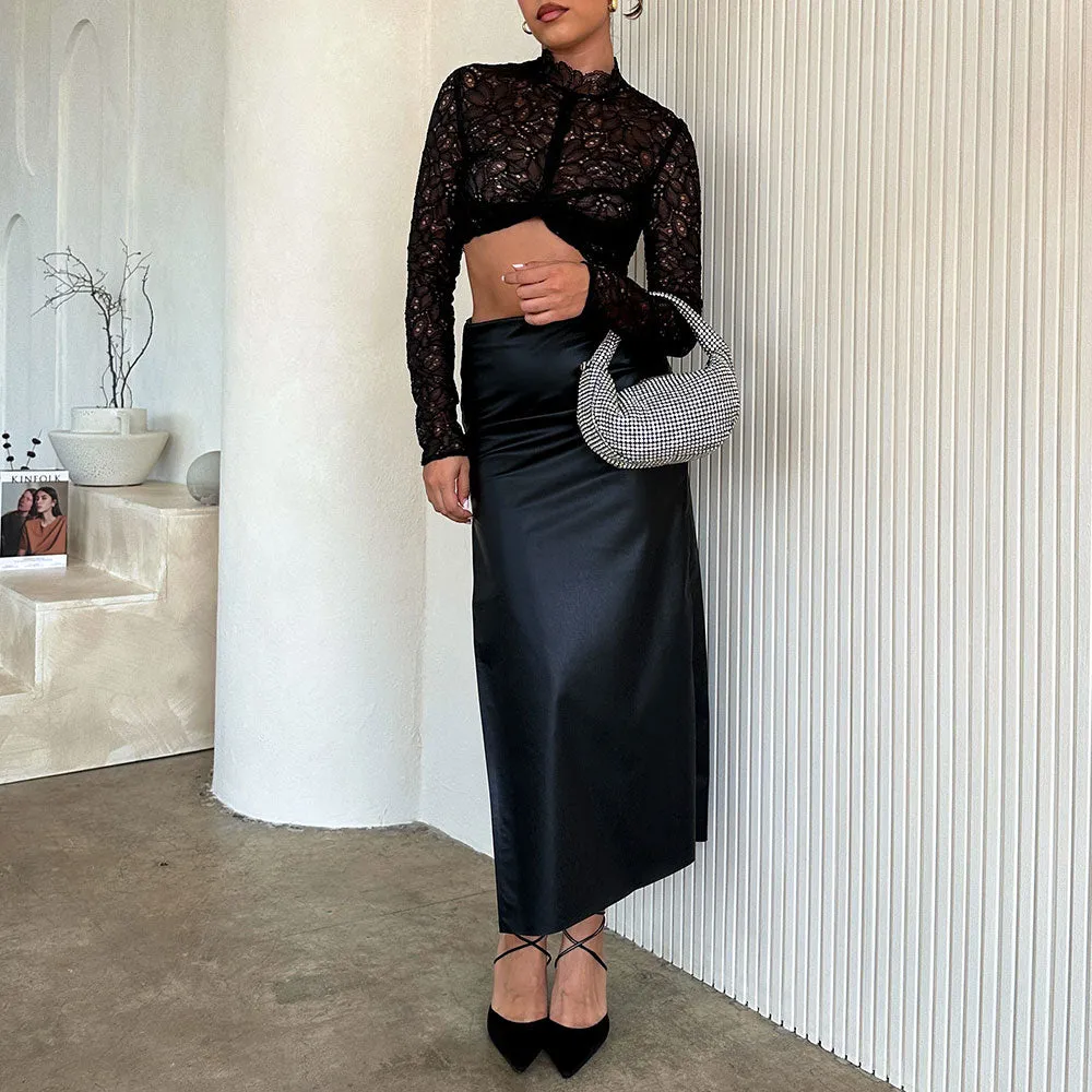 Milly Black Crystal Crossbody Bag