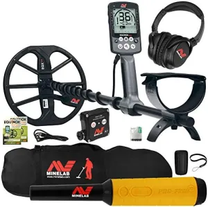 Minelab Equinox 800 Multi-IQ Metal Detector w/Pro Find 35 Pinpointer, Carry Bag