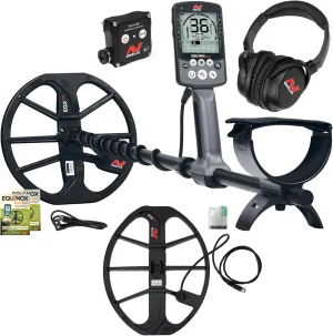 MINELAB Metal Detector Equinox 800, 15inch Waterproof Smart Search Coil, Multi-IQ Technology, 6 Frequency Options, Wireless Audio, For Coin & Treasure Enthusiasts