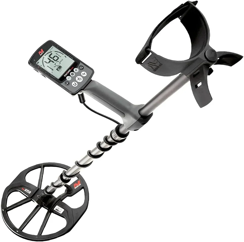 Minelab Metal Detectors Equinox 800 Multi-IQ Metal Detector w/ Pro Find 15 Pinpointer, Carry Bag