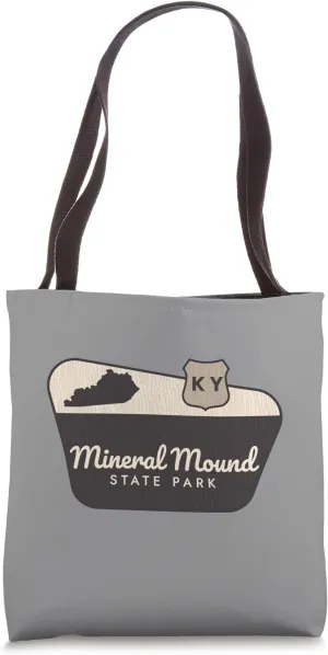 Mineral Mound State Park Kentucky Welcome Sign Vacation Tote Bag